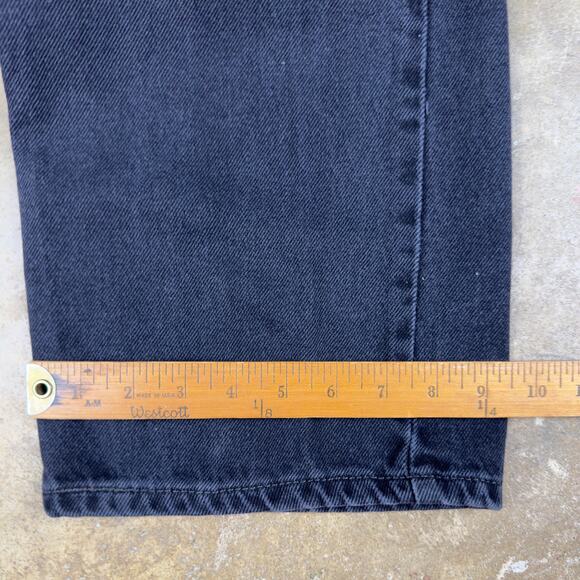 Levi’s‎ 505 Black Men’s Jeans Size 39x31.5 Straight Fit Denim - Picture 9 of 9